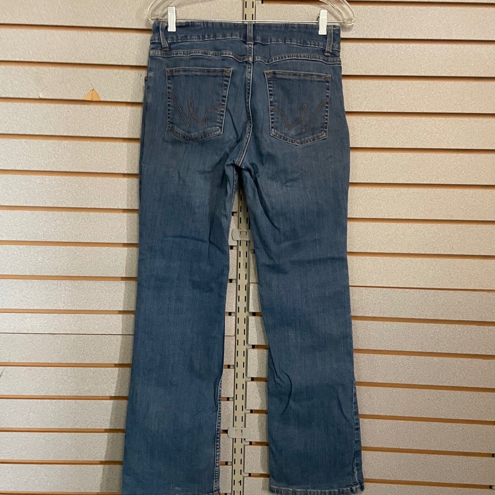 Wrangler Womens Boot Cut Jeans Medium Wash Denim 7 8 x 32 Inseam Western Riding